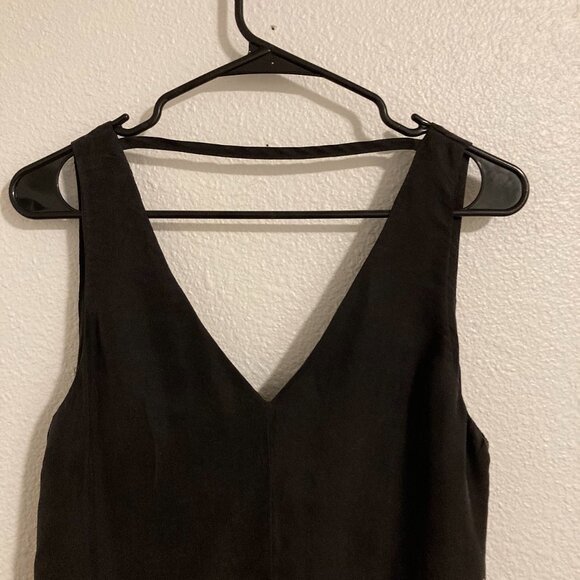 Black Enza Costa Silk Dress Size 1 - Picture 2 of 8